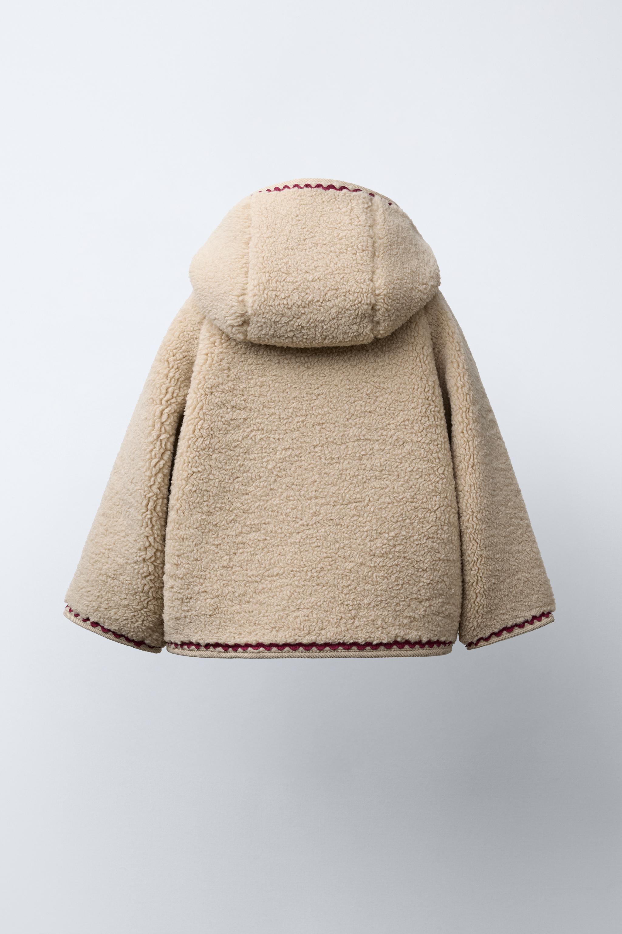 VESTE EFFET MOUTON ONDULINE DOUBLURE POLAIRE